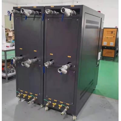 Special mold temperature machine for foaming